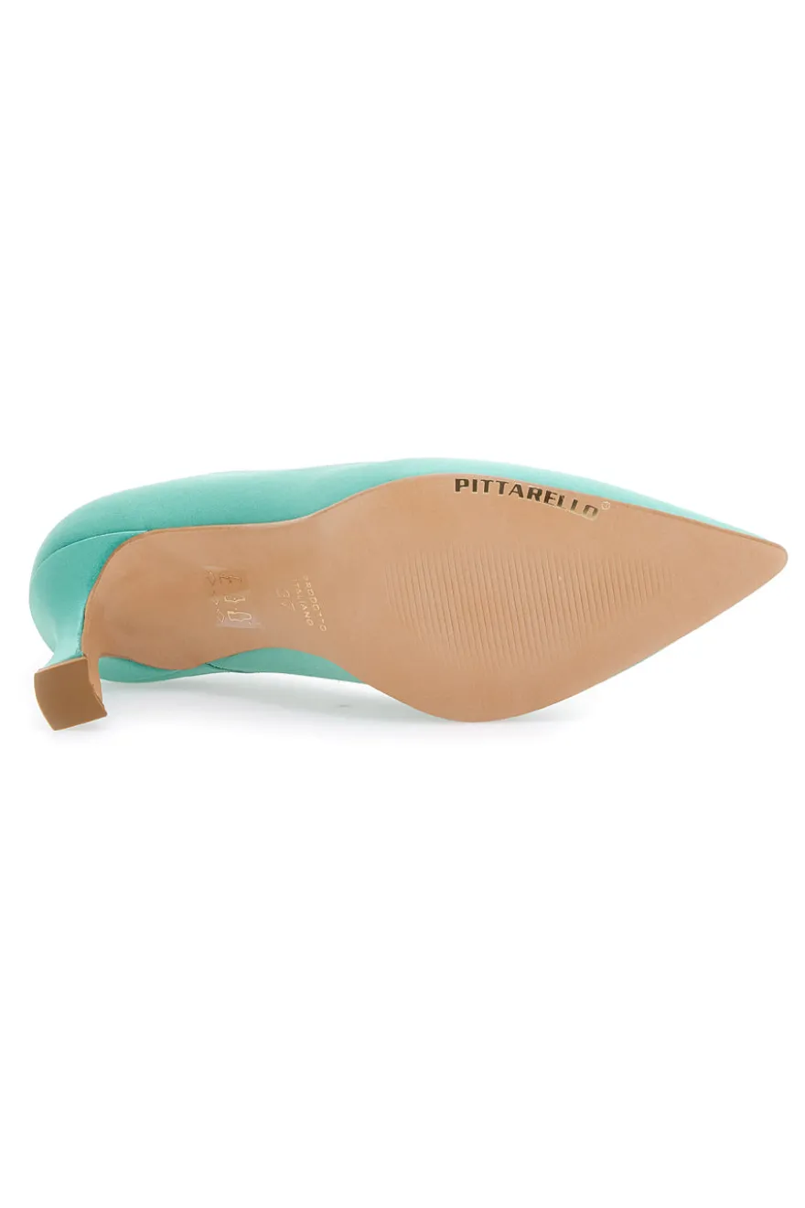 Décolleté Pittarello Couture 3354 Verde Acqua