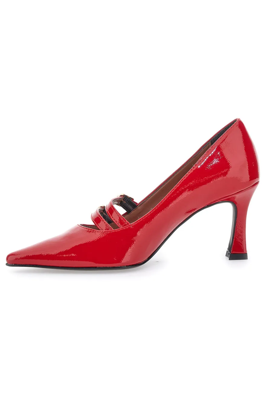 Décolleté Rosse Con Micro Cinturini Pittarello Glam 3695