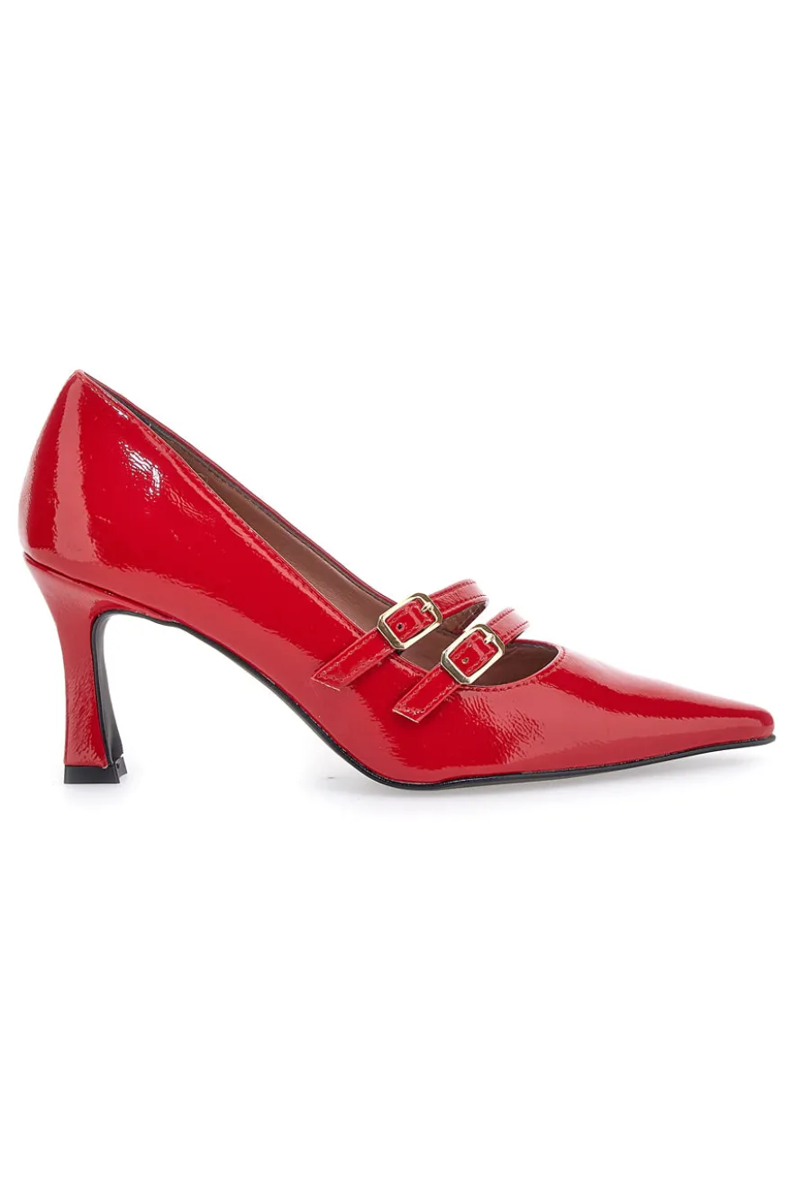 Décolleté Rosse Con Micro Cinturini Pittarello Glam 3695