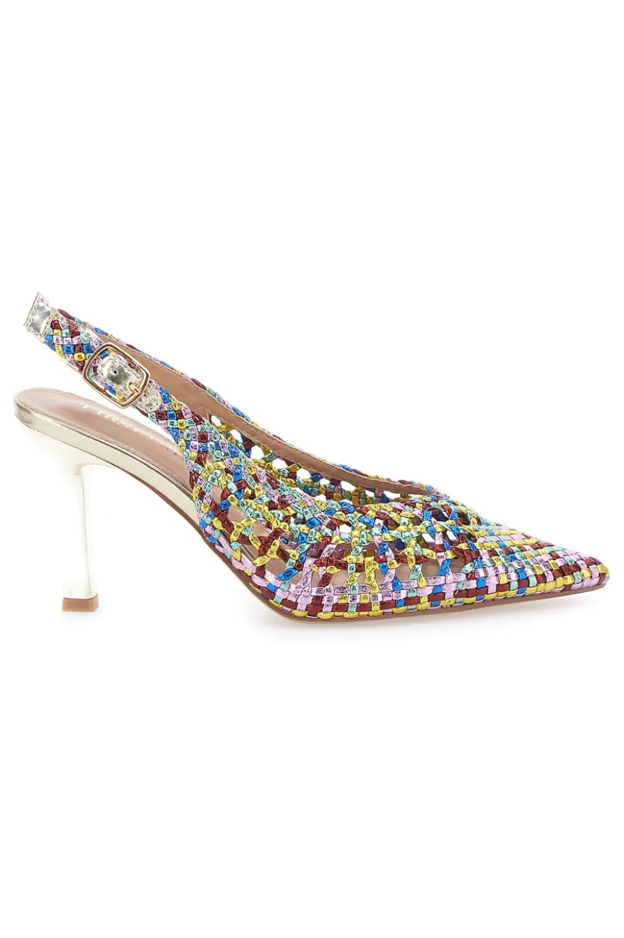 Décolleté Sling-back Multicolor First Lady P588