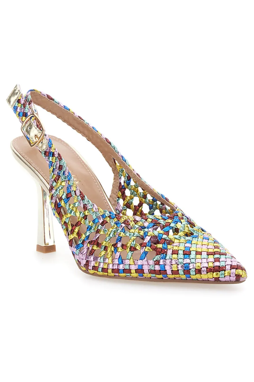Décolleté Sling-back Multicolor First Lady P588