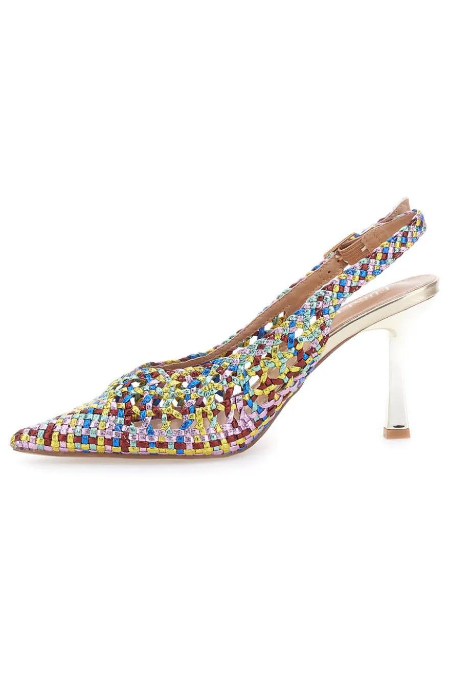 Décolleté Sling-back Multicolor First Lady P588