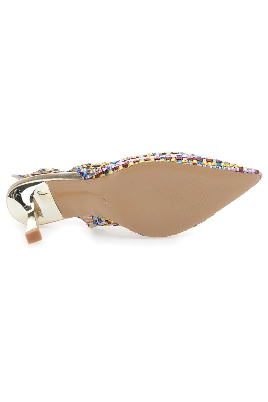 Décolleté Sling-back Multicolor First Lady P588