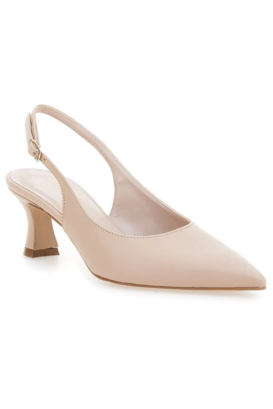 Décolleté Slingback Nude a Punta PITTARELLO GLAM 3793/R