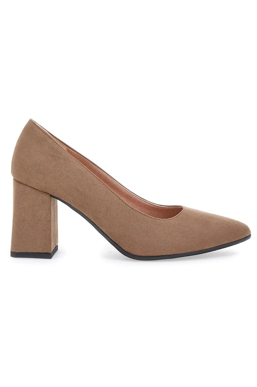 Décolleté tacco a Campana Pittarello Glam 3701 Camel