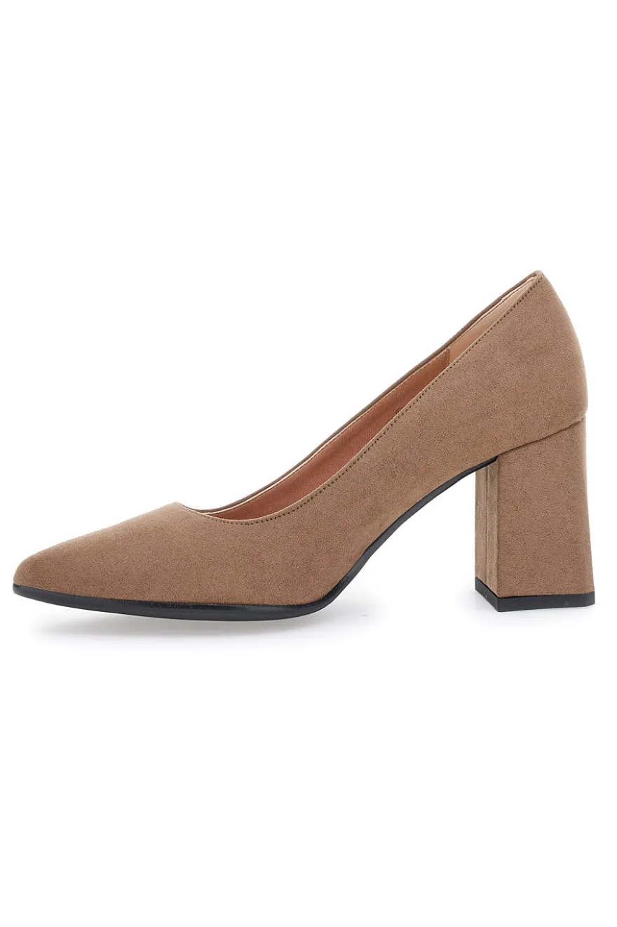 Décolleté tacco a Campana Pittarello Glam 3701 Camel