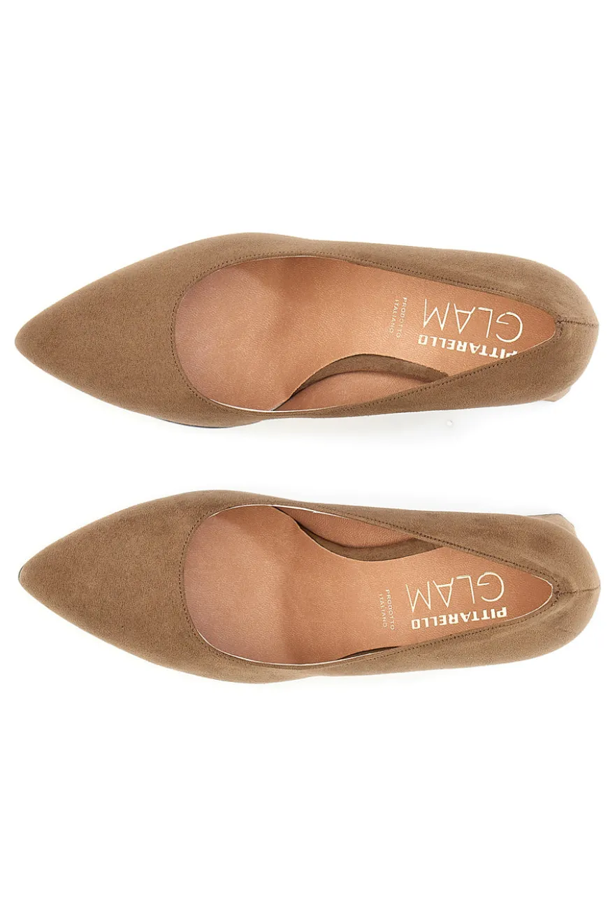 Décolleté tacco a Campana Pittarello Glam 3701 Camel