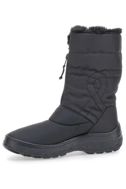 Doposci Neri Con Zip Frontale 2T2L 2355