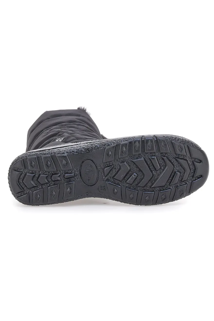 Doposci Neri Con Zip Frontale 2T2L 2355
