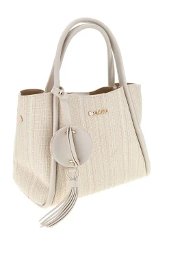 Elfenbeinfarbene Tasche mit Schulterriemen Roncato R5379