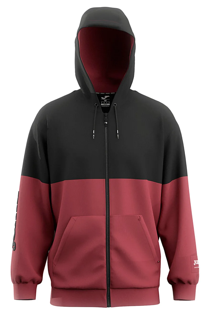 Felpa bicolore con cappuccio e zip Joma Step Long Pants