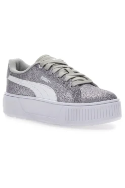 Flatform Karmen Glitz Silver Glitter Sneakers