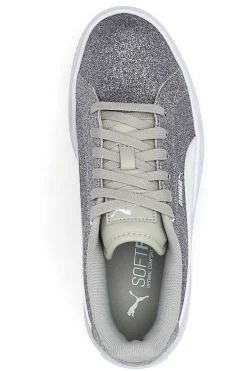 Flatform Karmen Glitz Silver Glitter Sneakers