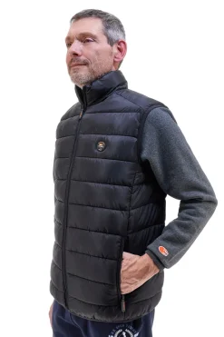 Gilet nero imbottito leggero No Limits MAVT001S24