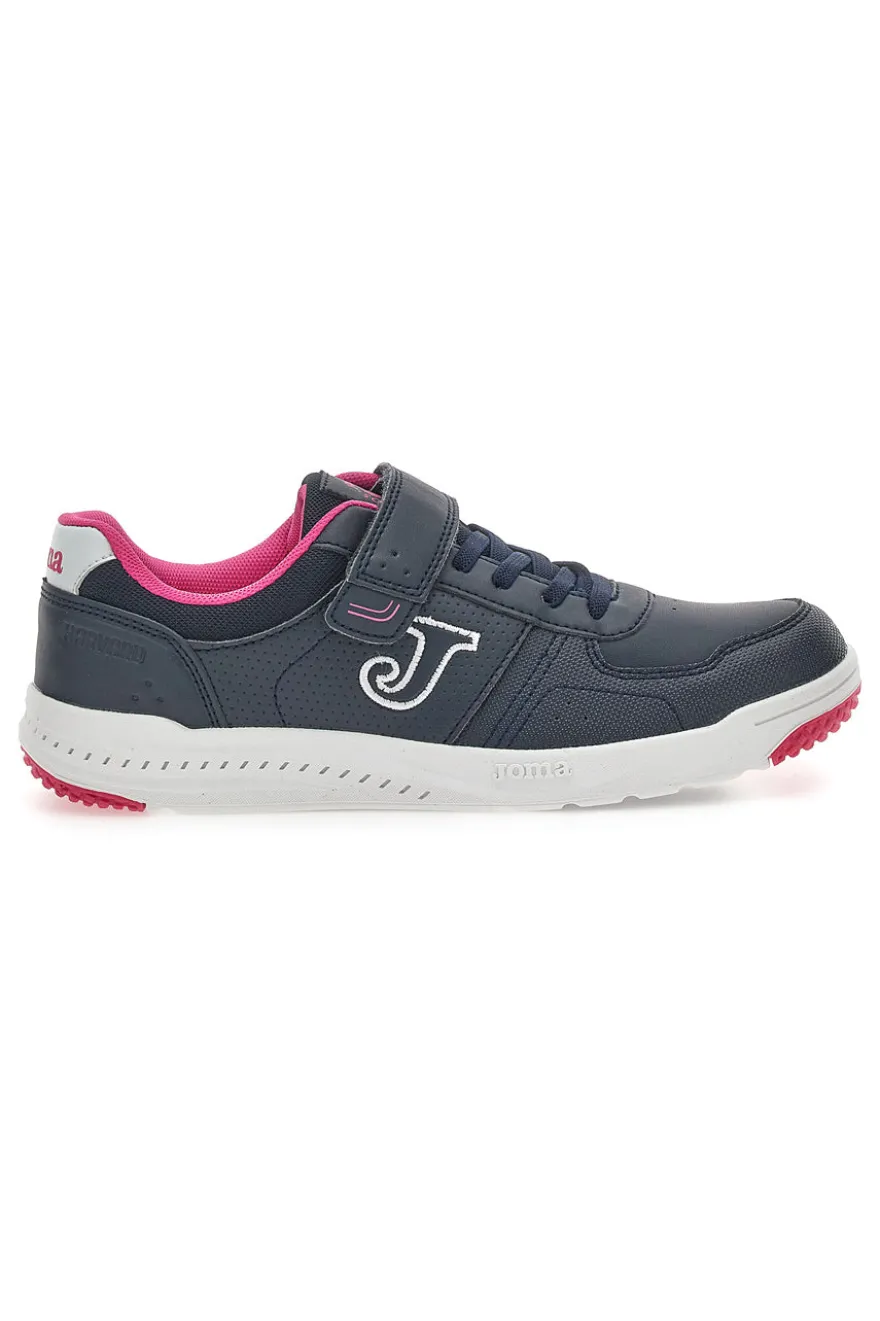 Joma Harvard Jr. Blaue und rosa Turnschuhe