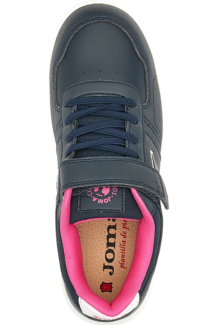 Joma Harvard Jr. Blaue und rosa Turnschuhe