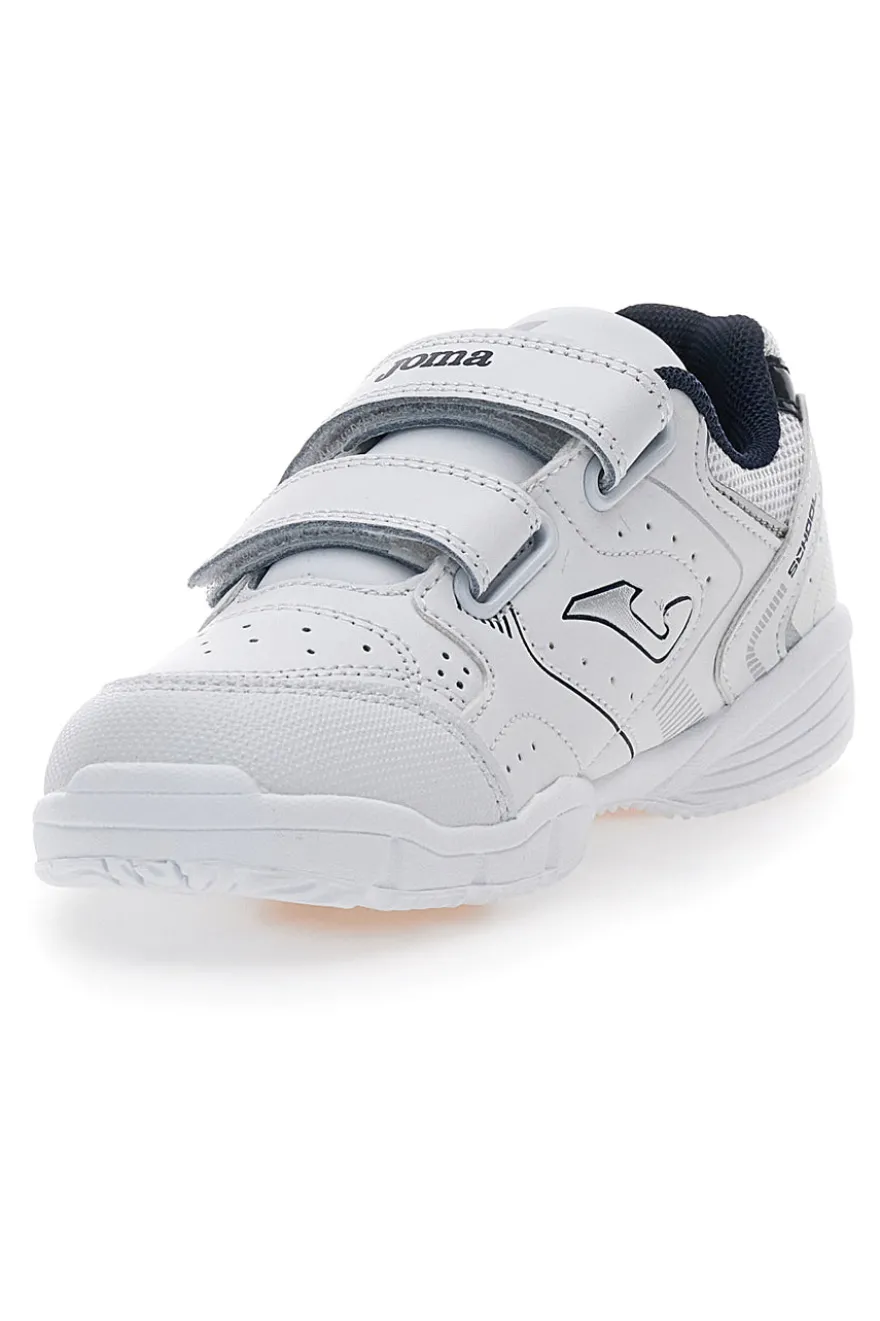 JOMA W.SCHOOL JR 2422 weiße Turnschuhe mit Tränen