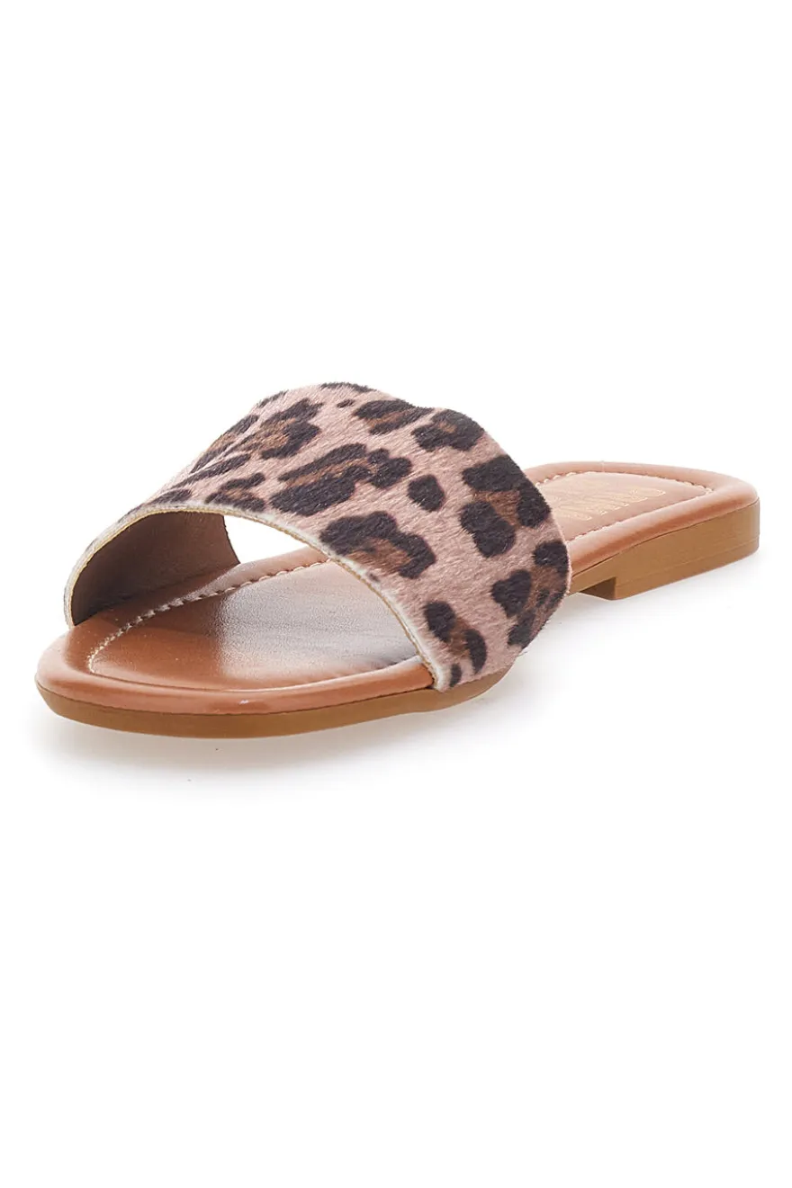 Leopardenmuster Hausschuhe Animalier Prima Riga 110
