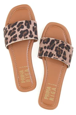 Leopardenmuster Hausschuhe Animalier Prima Riga 110