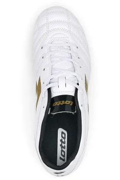Lotto Stadio 705 FG Jr Weiße Fußballschuhe