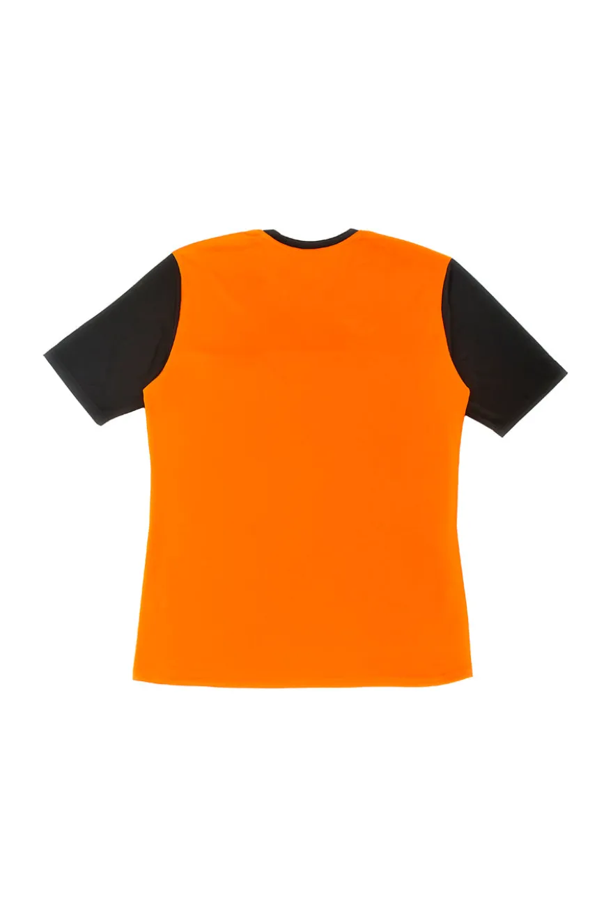 Maglia Maniche Corte Sportiva Arancione e Nera JOMA WINNER
