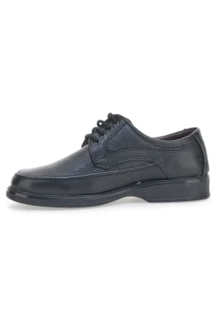Marmaduke 01 Schwarze Schnürschuhe aus echtem Leder