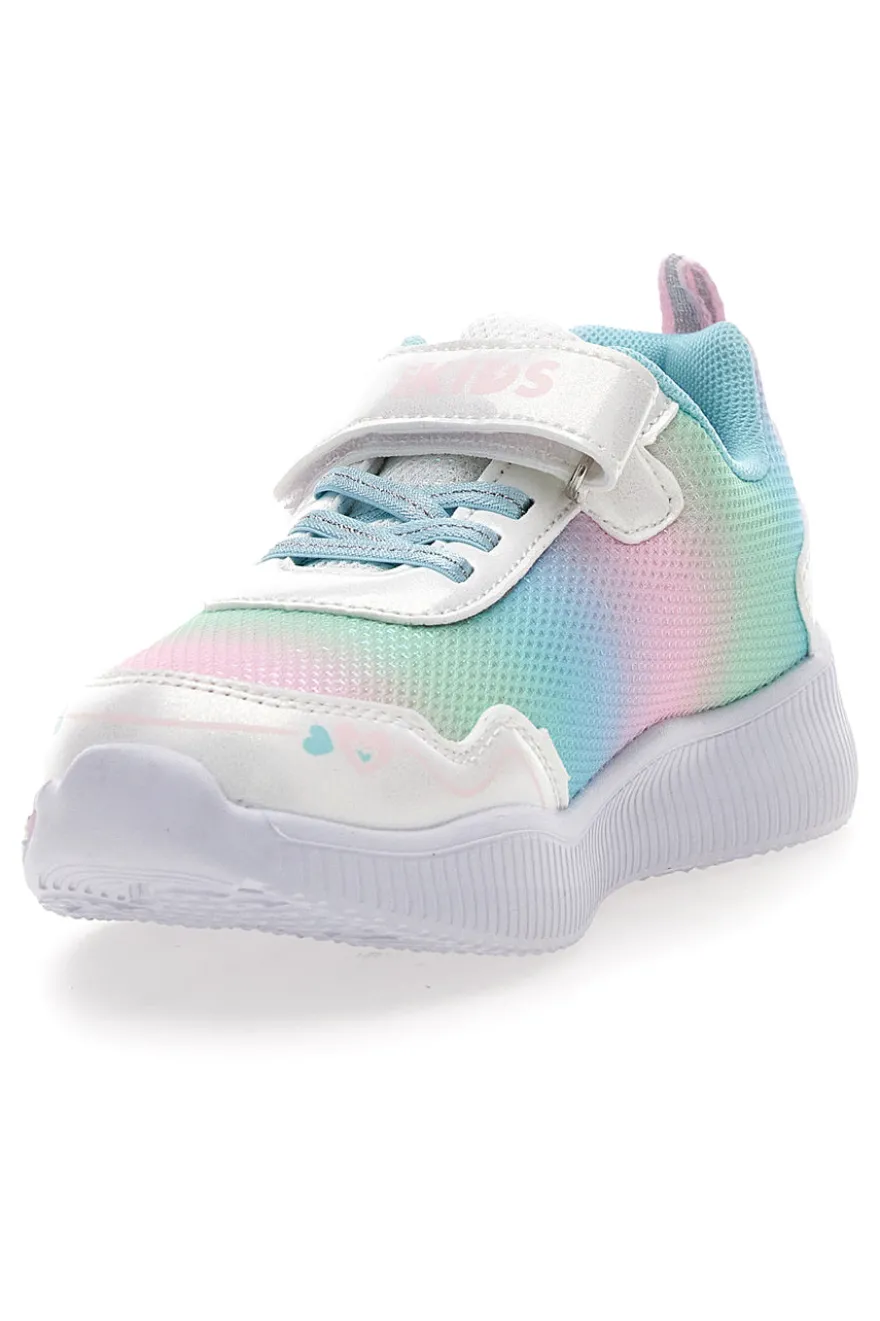 Mehrfarbige Schuhe mit Lichtern und Riemen Pitt Kinder 11314