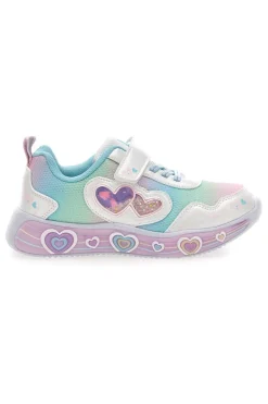 Mehrfarbige Schuhe mit Lichtern und Riemen Pitt Kinder 11314