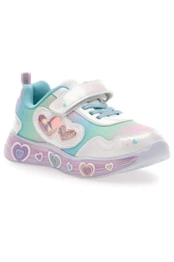 Mehrfarbige Schuhe mit Lichtern und Riemen Pitt Kinder 11314