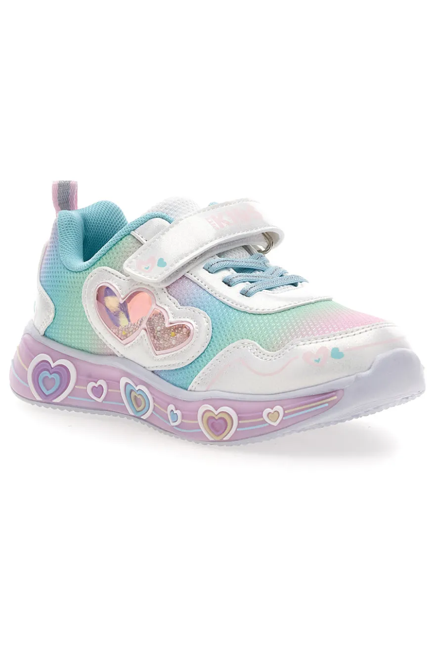 Mehrfarbige Schuhe mit Lichtern und Riemen Pitt Kinder 11314