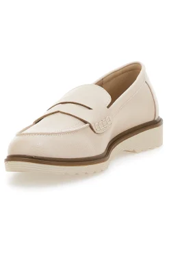 Mocassini Beige Con Bocca di Leone LE HAVRE PARIS H526826