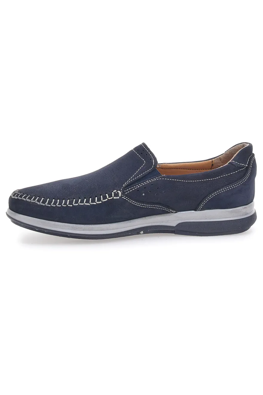 Mocassini Blu In Vera Pelle Mady in Italy Max Dillan 320