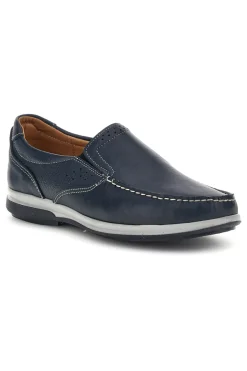 Mocassini blu in vera pelle Jerpoint 640