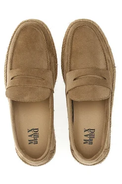 Mocassini Khaki con Dettaglio in Corda MAX DILLAN IY80013