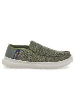 Mocassini Khaki con Tomaia in Mesh ROUTE 66 RO51802