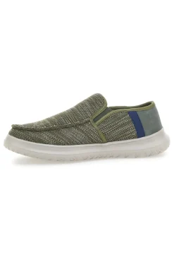 Mocassini Khaki con Tomaia in Mesh ROUTE 66 RO51802