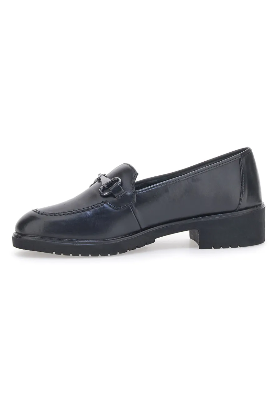 Mocassini Me & Me 15562 Nero Vera Pelle