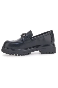 Mocassini Neri Con Platform Cafe' Cost 695151