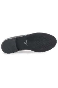 Mocassini neri effetto vernice slip-on Pittarello glam 3659