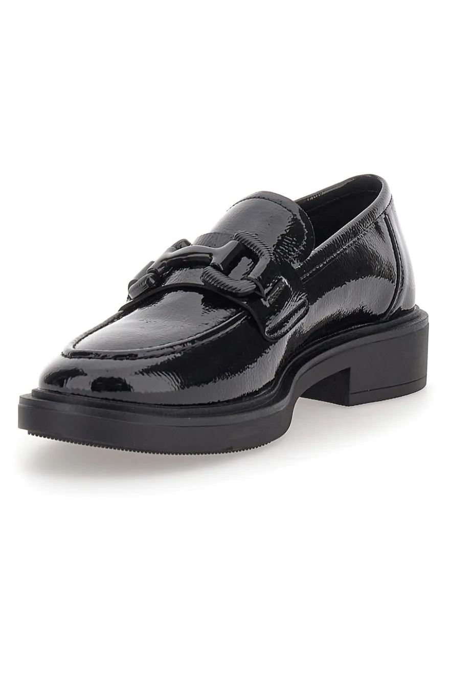 Mocassini neri in vernice PITTARELLO CAPSULE 24175001