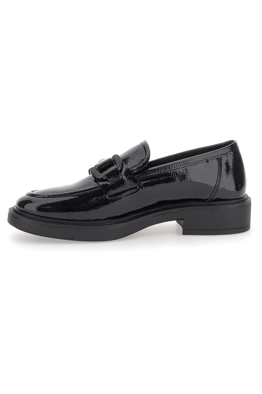 Mocassini neri in vernice PITTARELLO CAPSULE 24175001