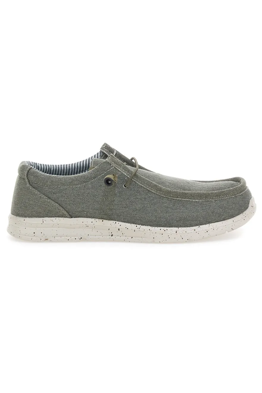 Mocassini verde con laccio elastico SEVENOAKS PK1147O