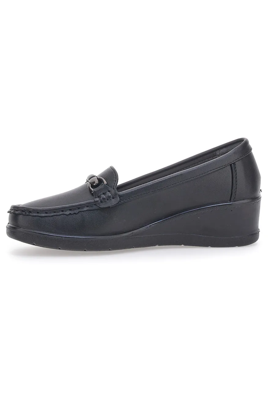 Mocassino classico Nero Prima Riga 1003