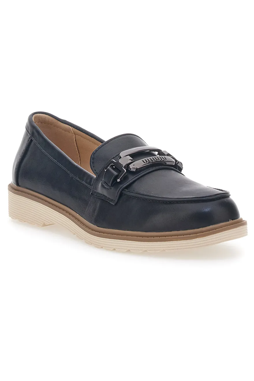 Mocassino Nero con Morsetto Le Havre Paris 526823
