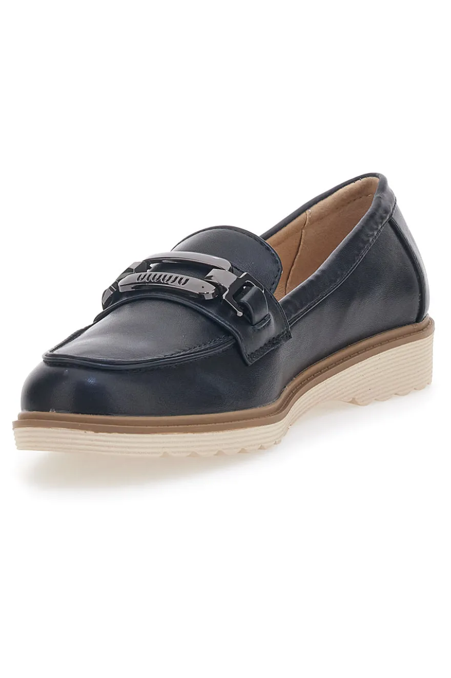 Mocassino Nero con Morsetto Le Havre Paris 526823