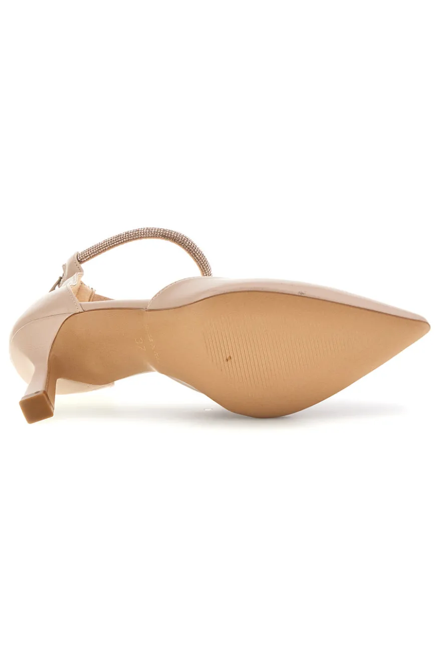 Nackte Pumps mit Riemchen Pittarello couture 709