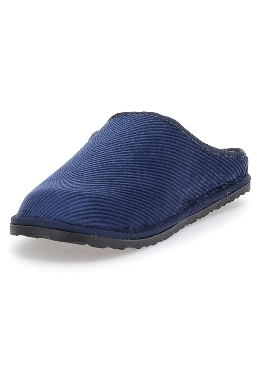 Pantofole blu in tessuto con suola flessibile Inblu 26 SI