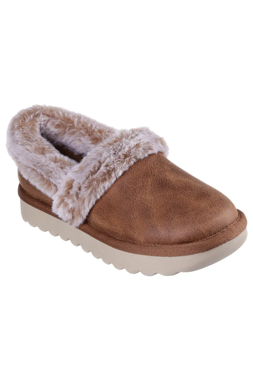 Pantofole chiuse Marroni SKECHERS Cozy Up