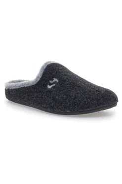 Pantofole Grigie con Plantare Estraibile e Suola in Gomma Superga 10225