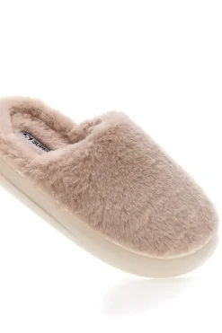 Pantofole rosa in tessuto effetto peluche Superga S45U866